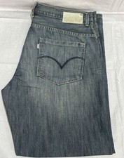 Levis SilverTab Jeans Men 41 Waist Blue Baggy Denim Skater Raver 90s Y2K Vintage