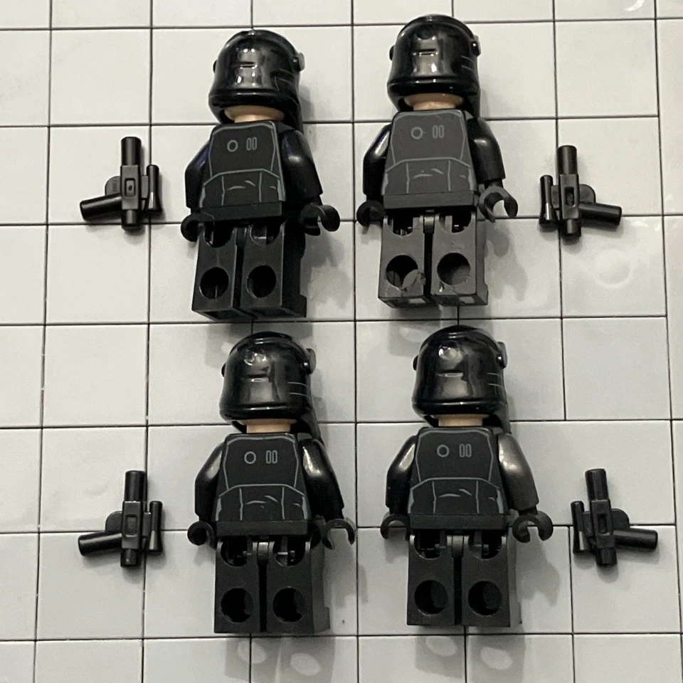 Lego Star Wars First Order Tie Fghter Pilot Lot Of 4 Minifigures F2 7 - Image 2 of 2