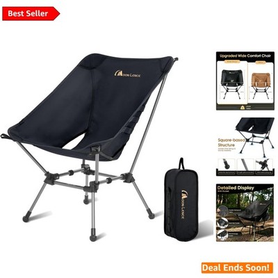 Upgraded Ultralight Portable Camping Chair - Supports 330Lbs, Compact & Foldable