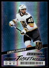 Lukas Cormier Rookie #116 /9996 2024-25 Upper Deck Credentials Debut Ticket