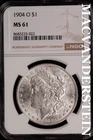 1904-O Morgan Dollar-NGC MS 61 Brilliant Uncirculated #SLM657