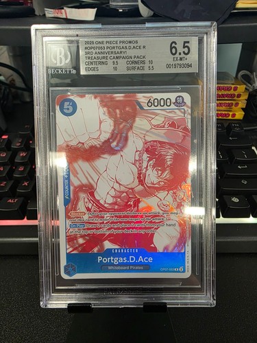 Portgas.D.Ace (3rd Anniversary Winner) graded BGS 6.5 for sale on eBay