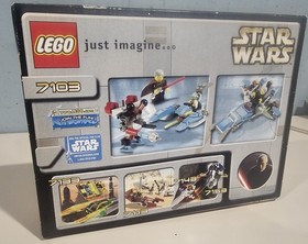 LEGO Star Wars 7103 Jedi Duel 2002 Retired Set Sealed Unopened Box