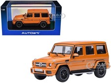 2017 MERCEDES-BENZ AMG G 63 SUNSET BEAM ORANGE 1/64 CAR BY AUTOART 20202