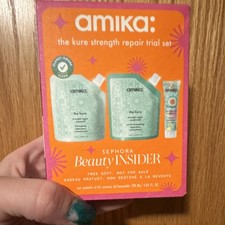 amika the kure Strengthening Repair Trial Set Rescue Team Shampoo Conditioner