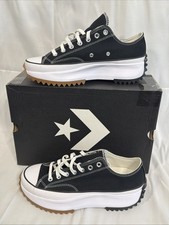 Converse Run Star Hike OX LowTop Black Gum Men's Size 10 Womens 11.5 168816C NIB