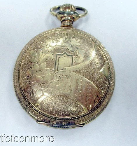 ANTIQUE WALTHAM GRADE No 18 7j 18s VICTORIAN HUNTER CASE POCKET WATCH 1883