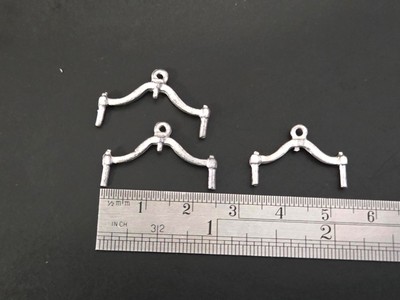 Ship Model Fittings Parts 3 White Metal Mast Yard Truss 2@ 25mm & 1@ 20mm