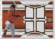 2024 Panini National Treasures Game Gear Swatches Quad 15/99 Heston Kjerstad 5g3