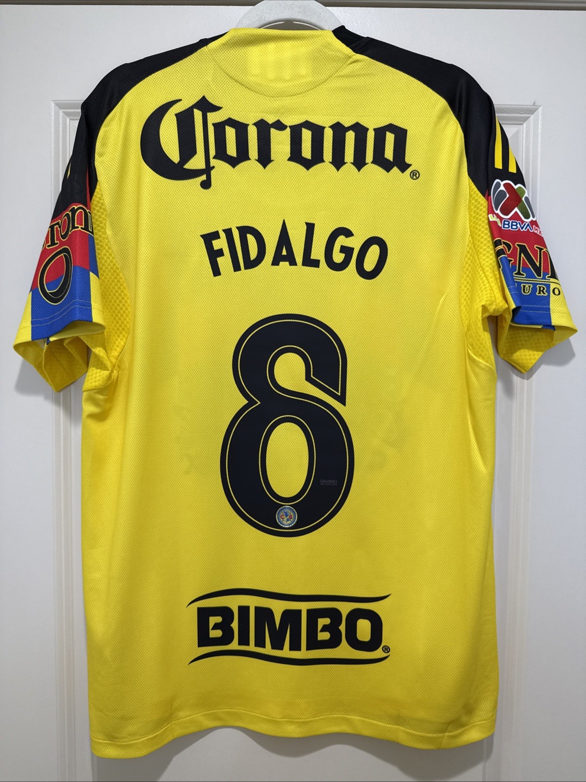 Alvaro Fidalgo #8 Mens LARGE Adidas Club America Authentic Home Jersey