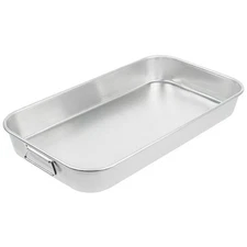 Vollrath 4457 Wear-Ever 12.5 Qt. Aluminum Baking and Roasting Pan with Handles