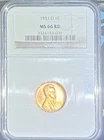 1951 D Lincoln Cent - Wheat Penny Red NGC MS 66 RD - Nice Red Luster