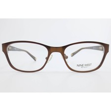 Nine West NW1057 210 Brown Petite Fit Eyeglass Frames 47-16-135 Rectangular