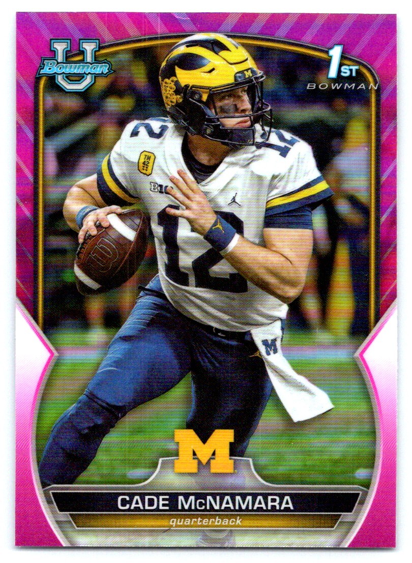2022 Bowman University Chrome Cade McNamara #99 Pink Refractor