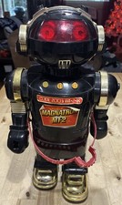 VTG 1984 BATTERY OP MAGNATRON MT2 TALKING ROBOT HONG KONG TOY REPAIR/PARTS/DECOR