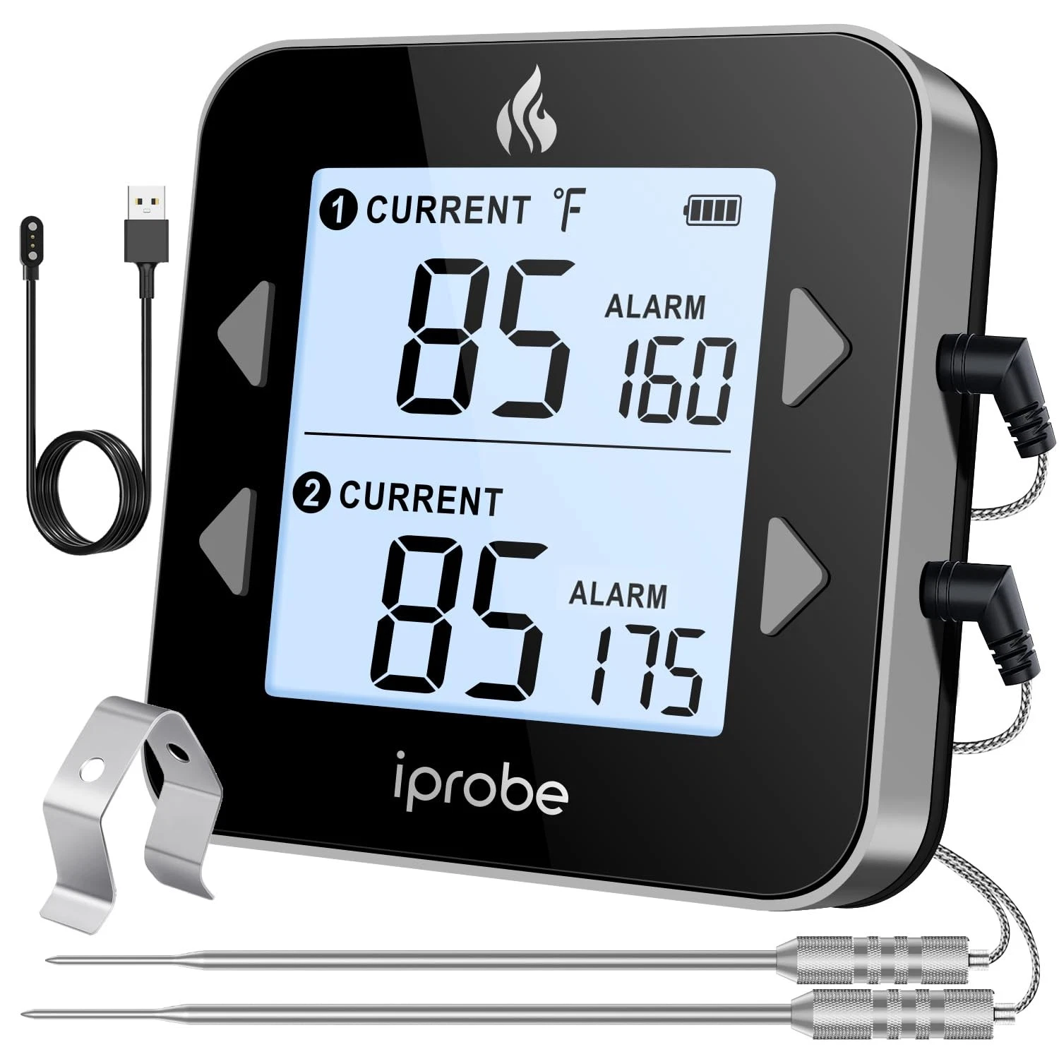 Dual Probe Rechargeable & Waterproof Digital Meat Thermometer for Food - Larg...
Opens in a new wind
