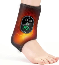 Ankle Massager for Pain Relief, Heating Pad for Ankle and Foot with 3000Mah Rech
