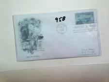 U. S. FDC - 958 - Swedish Pioneers - ArtMaster cachet -comb. ship!