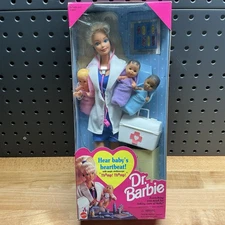 Dr. Barbie Doll Hear Baby’s Heartbeat! With 3 Babies #14309