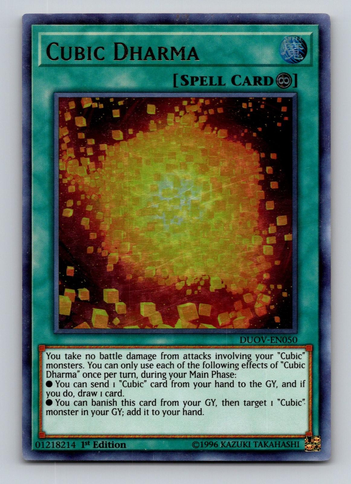 Cubic Dharma DUOV-EN050 Ultra Rare Yu-Gi-Oh 1st Edition
