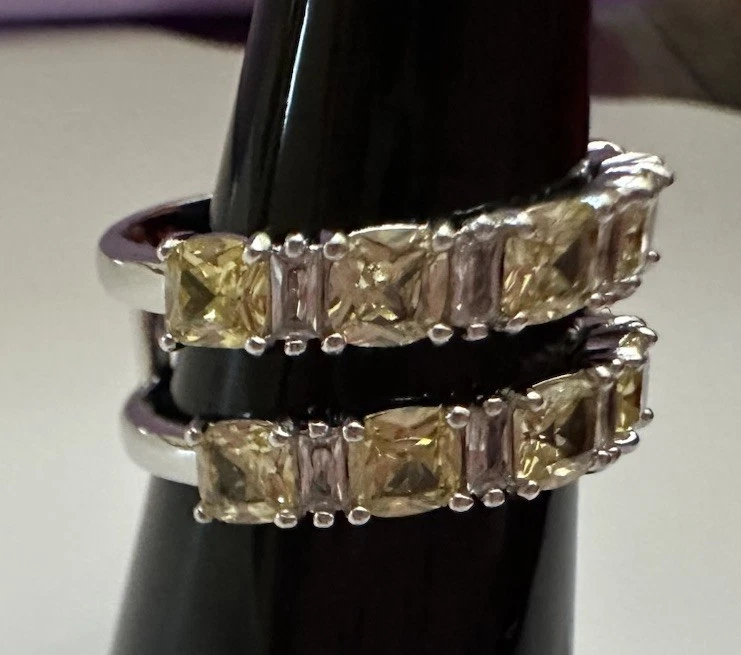 Bomb Party Lemon CZ родий размер 8 Here's To Love RBP8619 - Изображение 2 из 4