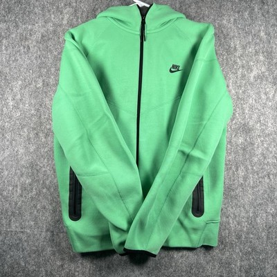 Nike Tech Fleece Windrunner Zip Hoodie Men Large Spring Green FB7921-363  Jacket