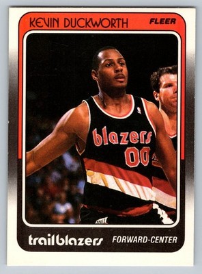 1988-89 Fleer #93 Kevin Duckworth Portland Trail Blazers