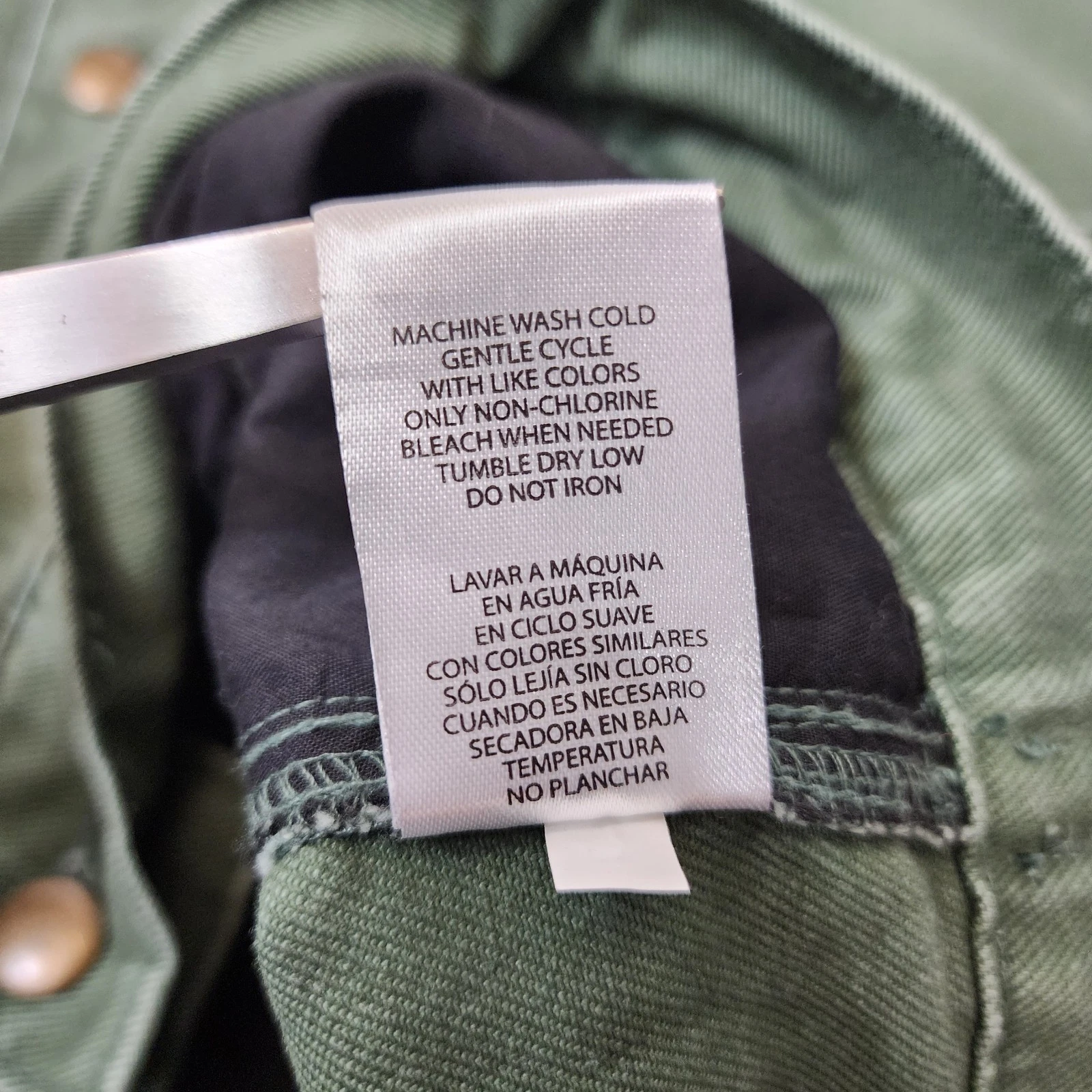 VALOR Collective Jacket Mens XL Green Chore Cropped Corduroy Collar Canvas Barn image 11