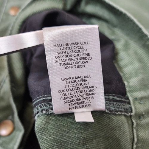 VALOR Collective Jacket Mens XL Green Chore Cropped Corduroy Collar Canvas Barn image 11