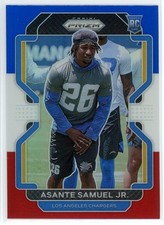 Asante Samuel Jr. 2021 Panini Prizm #435 Rookie Chargers Red White and Blue