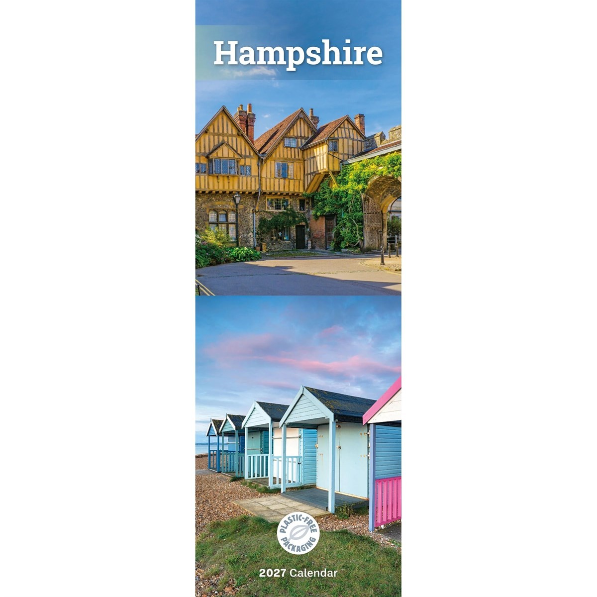Hampshire Slim Calendar 2027, Wall Calendars, Month To View, Travel, Gift - Image 4