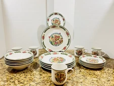 Vintage International Tableworks GARDENING SEASON 20 PC Dinner Set Unused Unused