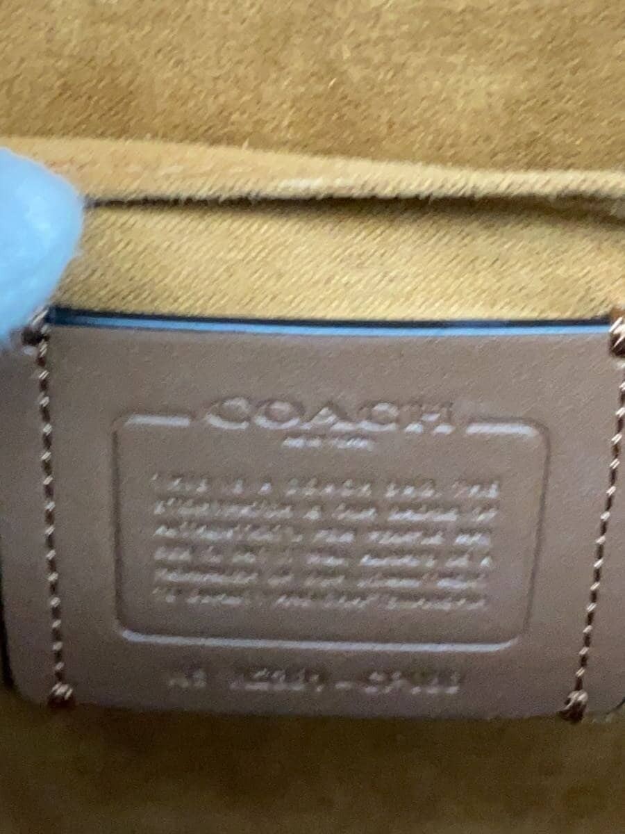 COACH Shoulder Bag, Faux Leather, Black, Solid Color, CP086 thumbnail 5