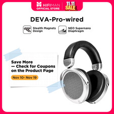 Deva-Pro Over-Ear Open-Back Planar Magnetic Headphone with Stealth Magnets-Wired