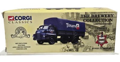 Corgi 19702 Bedford S Canvas Back Set Joshua Tetley Truck 1:50 Scale Boxed