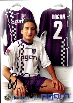 Autograph card footballer Deniz Dogan, VFL Osnabrück, autograph - 11599137