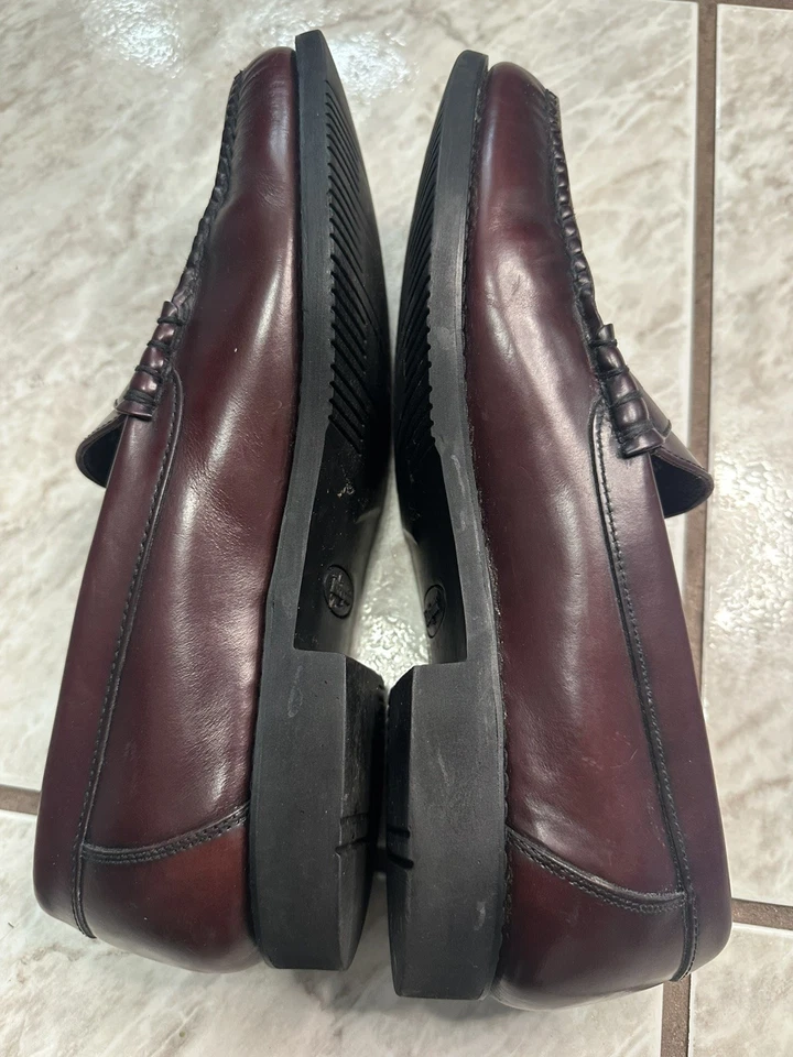 Zapatos sin cordones DresSports by Rockport de cuero borgoña Penny para hombre 11 1/2 Foto 2 de 4