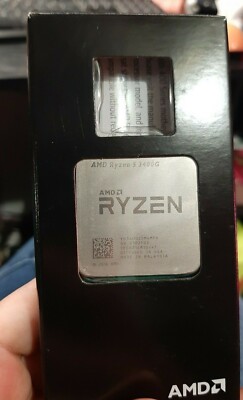 AMD R5 Ryzen 5 3400g 3.7 GHz Socket AM4 Quad-Core Processor (YD150XBBM4GAE)