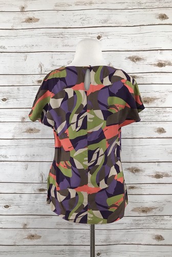 Boden Viscose Silk Pleated Top Blouse 4 - Picture 2 of 7