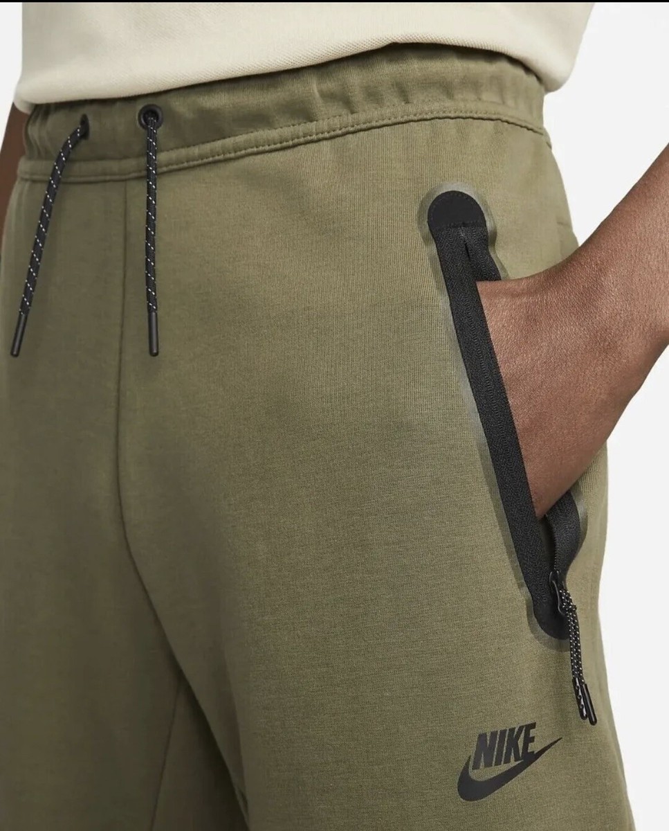 Nike Sportswear Tech Fleece Jogger Pants Olive Green Black DQ4312