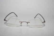 Marchon Airlock 2 Eyeglasses Frames Rimless 135MM Tortoise arms