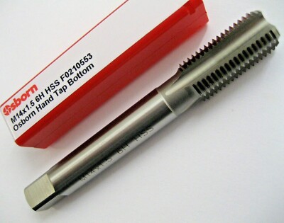M14 x 1,5 METRISCH FEIN HANDGEWINDEBOHRER STECKER UNTEN HSS EUROPA WERKZEUG OSBORN F0210553 P113