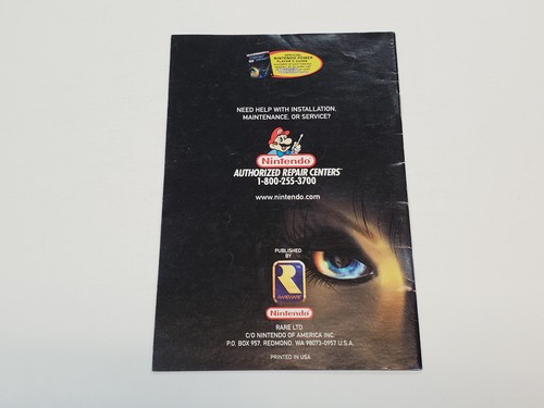 Perfect Dark 64 Original N64 Nintendo 64 Box & Manual Only *C *sticker * - Picture 16 of 24