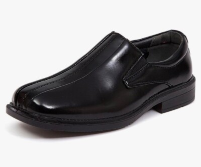 Boy's Child Wings Slip-on Loafer Shoes Classic Black  size 9.5US DEER STAGS