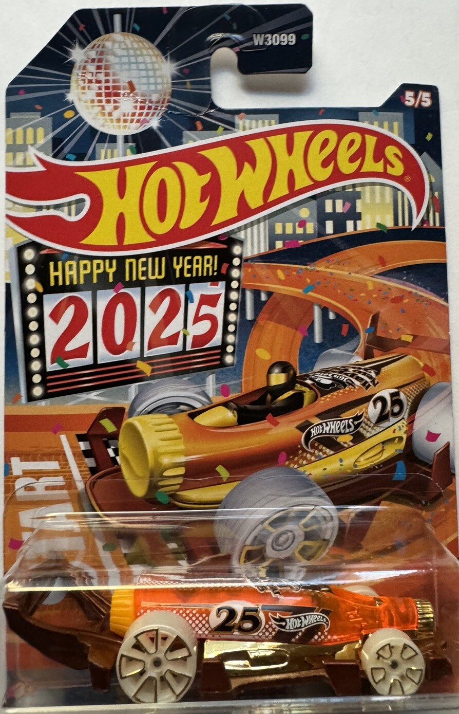2024 HOT WHEELS HOLIDAY HOT RODS 2025 HAPPY NEW YEAR Carbonator 5/5