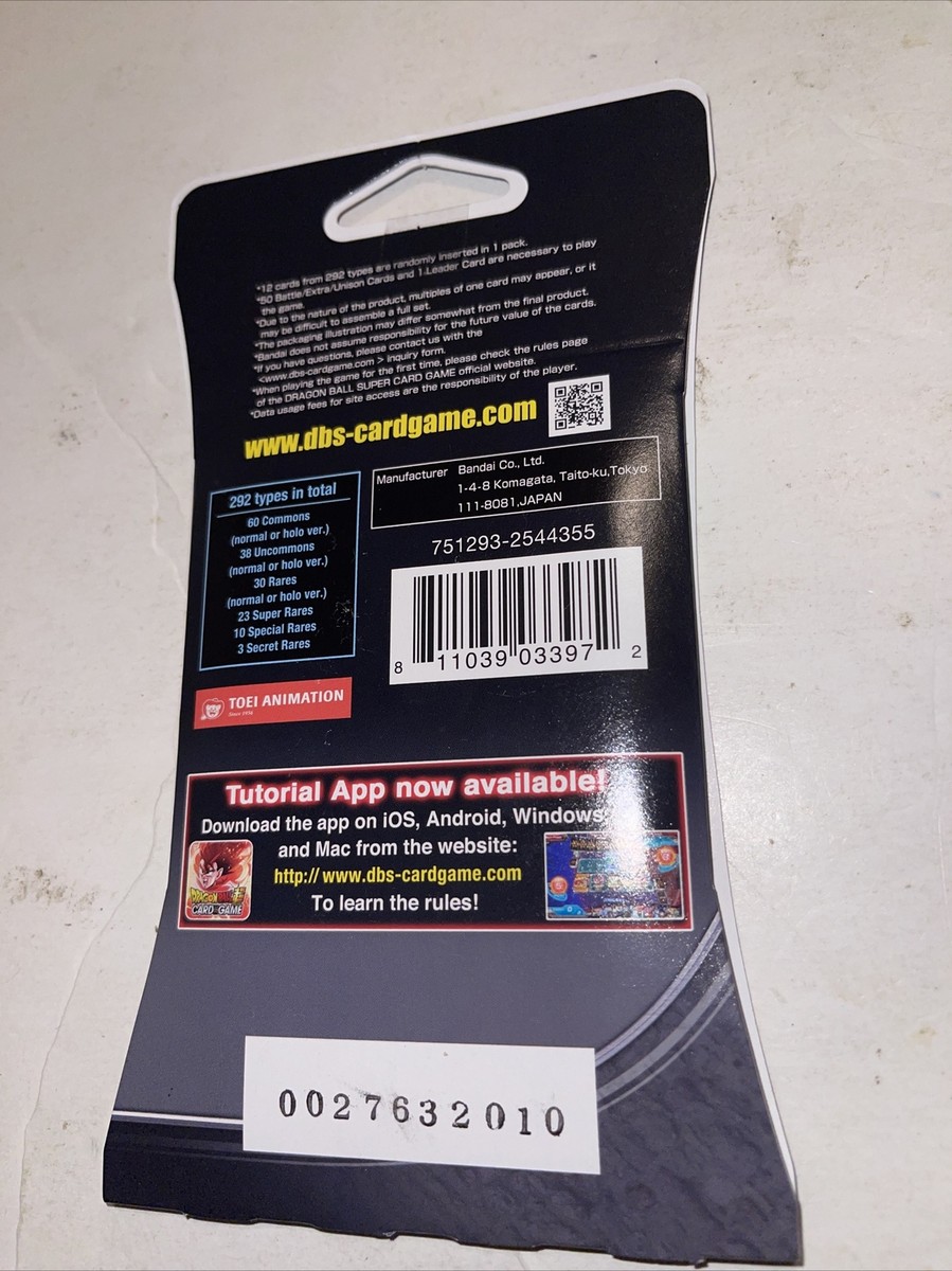 Dragon Ball Super Card game Vicious Rejuvenation Sealed Pack | eBay