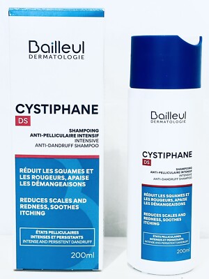 Cystiphane DS Anti-Schuppen Behandlung Shampoo 200ml - trockene & fettige Schuppen - juckende Kopfhaut
