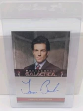 2009 Battlestar Galactica Season 4 Autograph Jamie Bamber as Lee Adama Signature