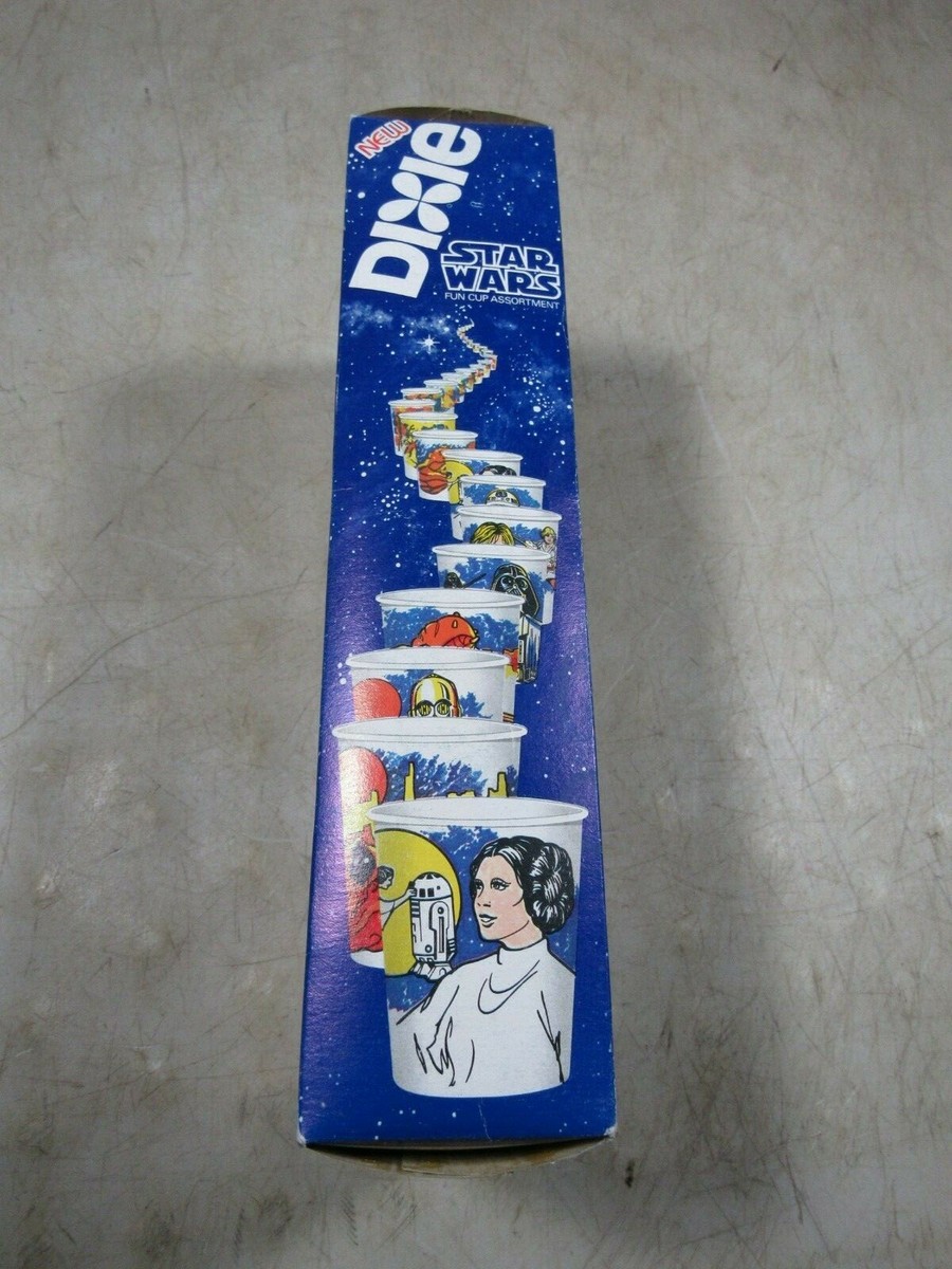 Vintage 1980 Star Wars Dixie Cups Fun Assortment 99 Cups W