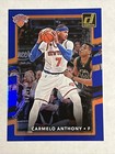 2017 Panini Donruss Basketball Holo Blue Laser Carmelo Anthony #96